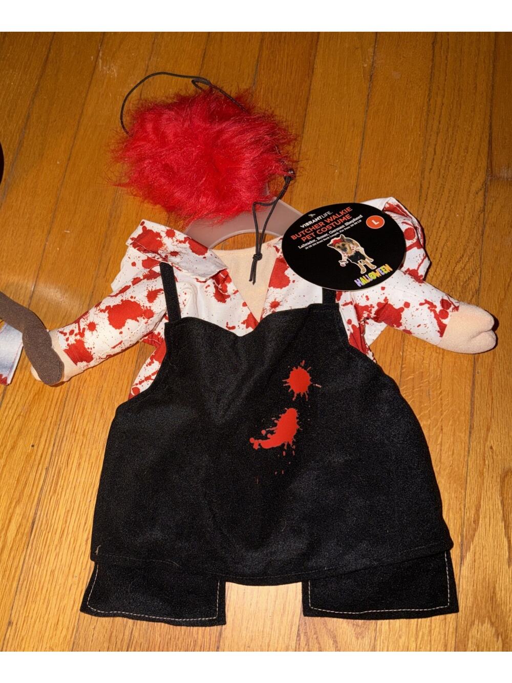 Vibrant Life Size Large Butcher Walkie Dog Costume Halloween NEW With Tags NWT